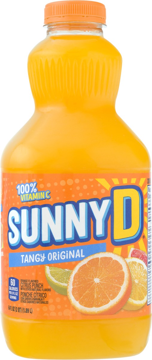 slide 2 of 11, Sunny D Sunnyd Tangy Original Orange Juice Drink, 64 Fl Oz Bottle, 64 oz