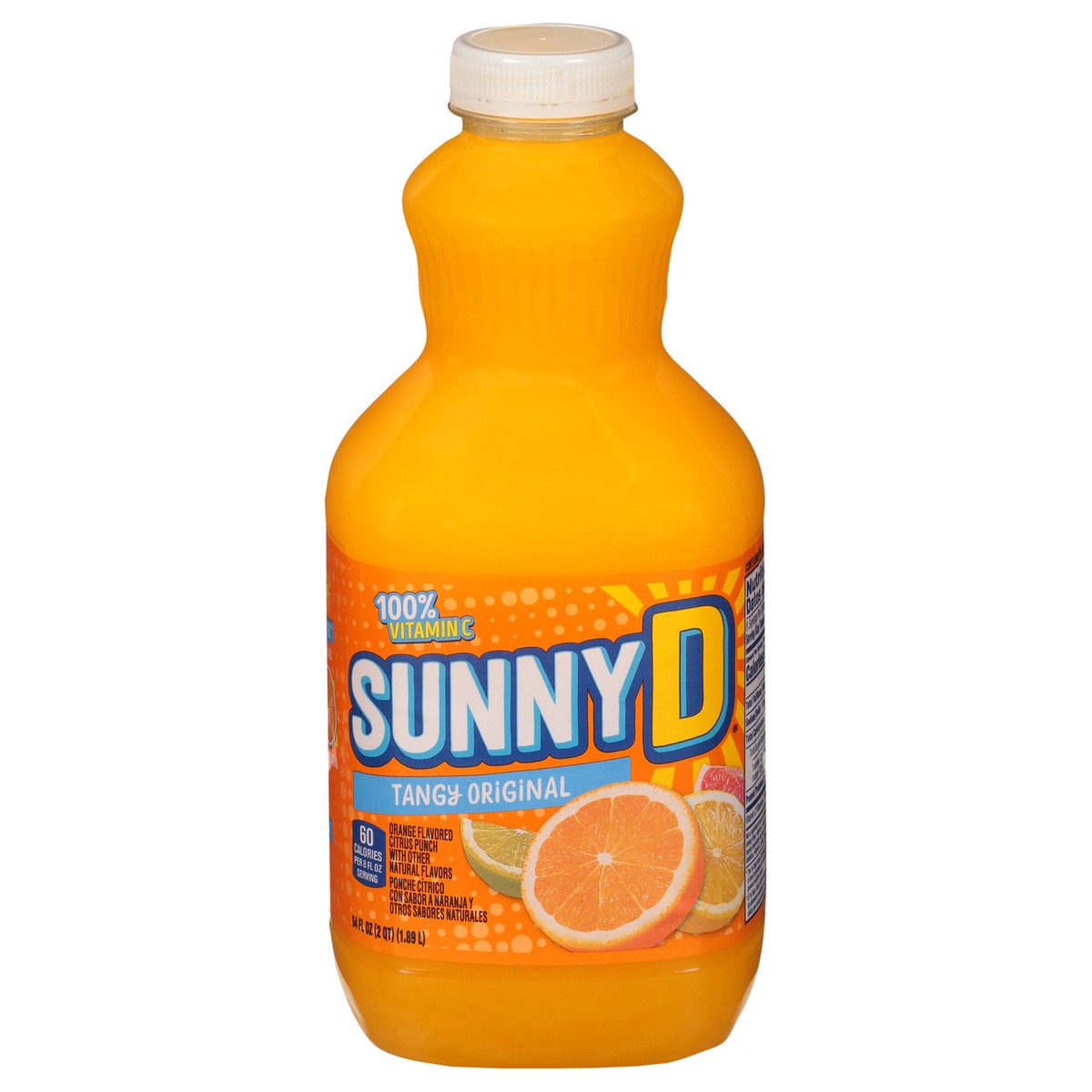 slide 1 of 11, Sunny D Sunnyd Tangy Original Orange Juice Drink, 64 Fl Oz Bottle, 64 oz