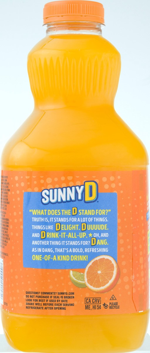 slide 8 of 11, Sunny D Sunnyd Tangy Original Orange Juice Drink, 64 Fl Oz Bottle, 64 oz