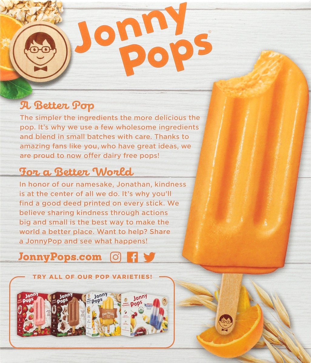 slide 8 of 9, Jonny Pops Orange Oat Milk Bar 4Ct, 4 ct