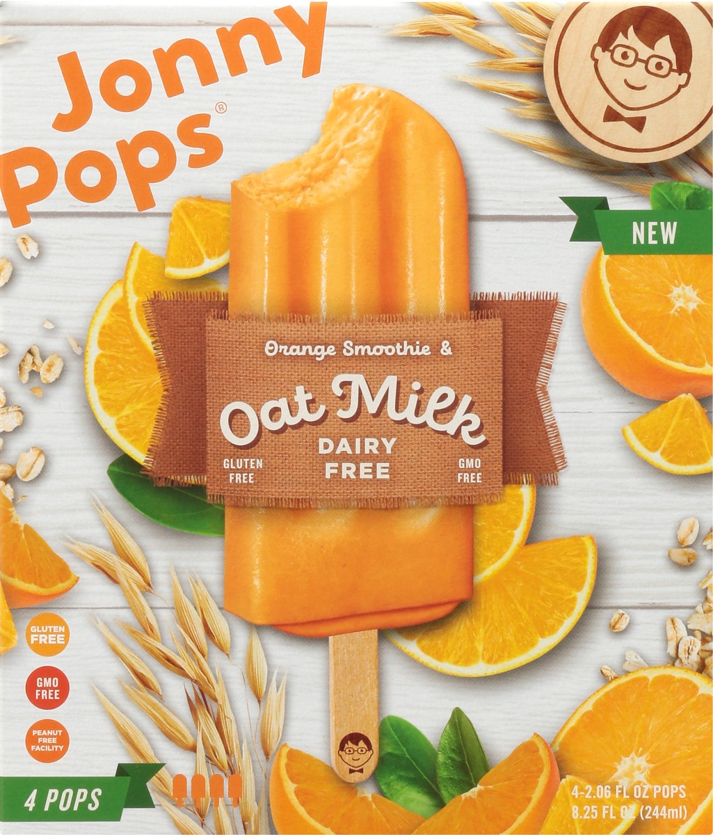 slide 9 of 9, Jonny Pops Orange Oat Milk Bar 4Ct, 4 ct