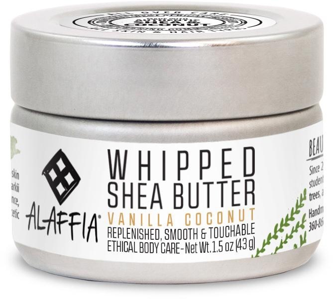 slide 1 of 1, Alaffia Whiped Vanilla Coconut Shea Butter, 1 ct