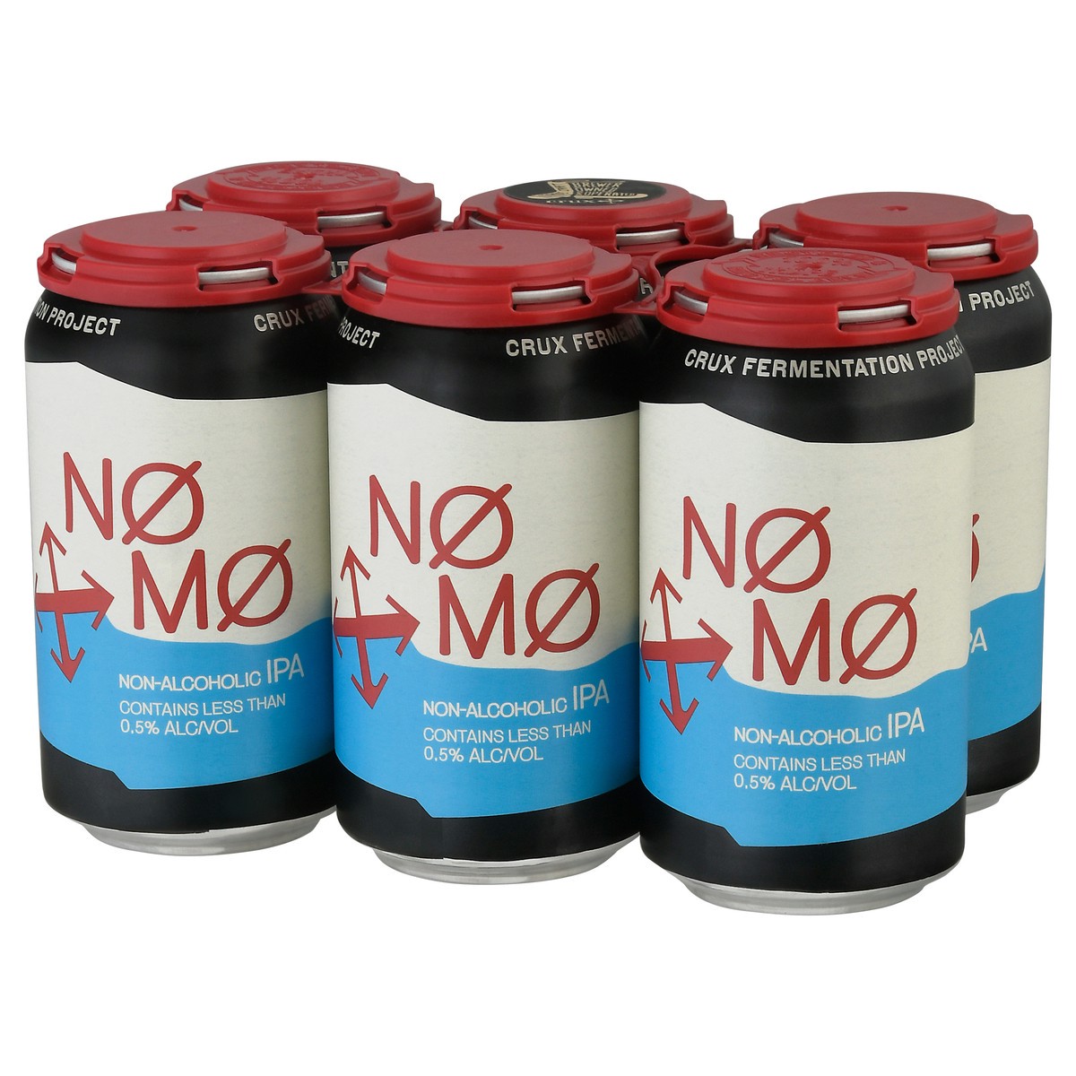 slide 11 of 11, No Mo Non-Alcoholic IPA River Refresher Beer 6 - 12 fl oz Cans, 6 ct; 12 fl oz