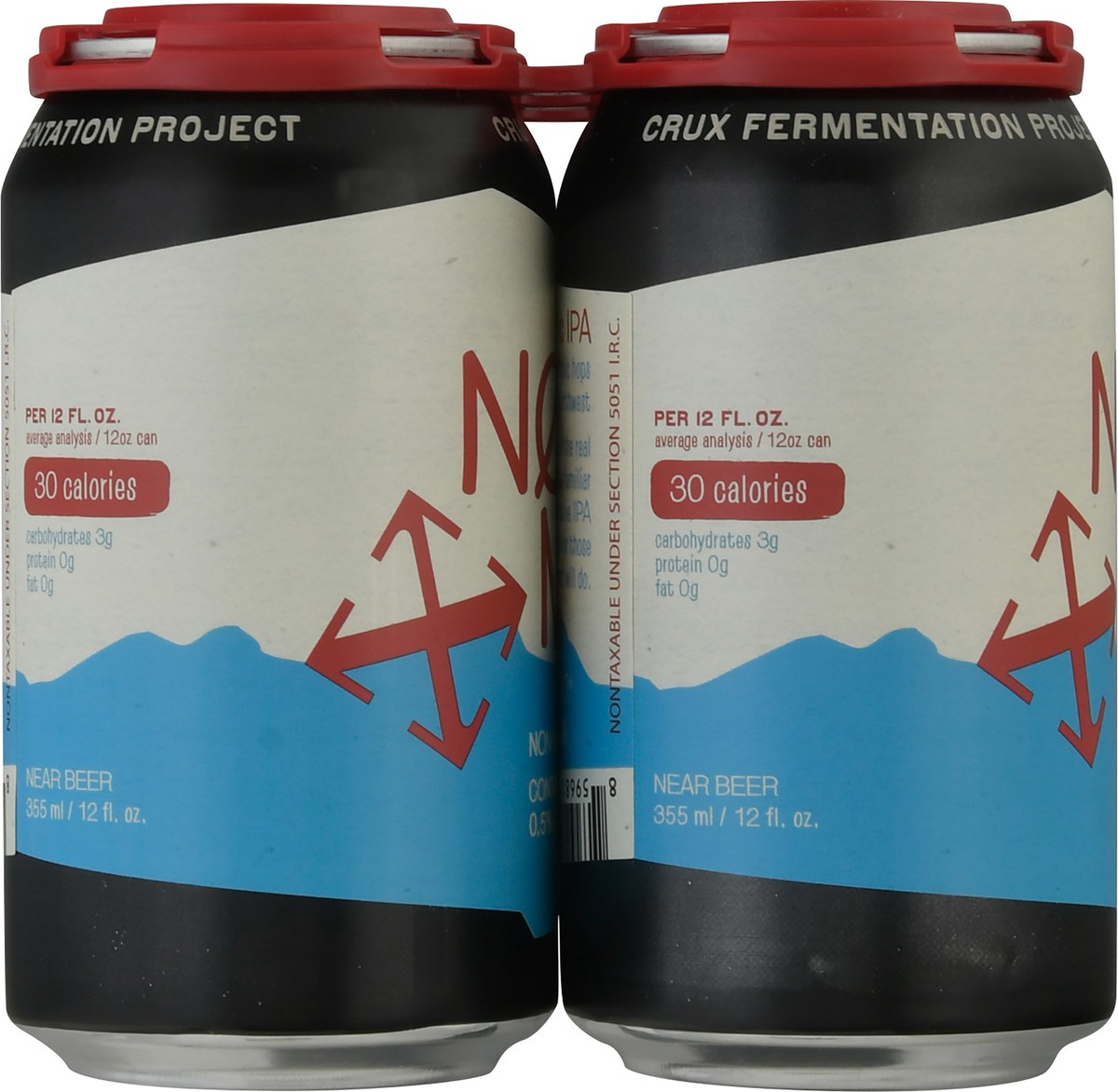 slide 5 of 11, No Mo Non-Alcoholic IPA River Refresher Beer 6 - 12 fl oz Cans, 6 ct; 12 fl oz