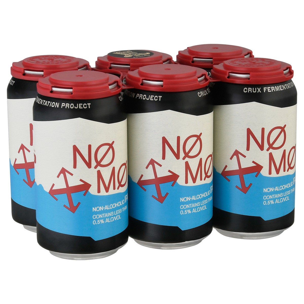 slide 10 of 11, No Mo Non-Alcoholic IPA River Refresher Beer 6 - 12 fl oz Cans, 6 ct; 12 fl oz