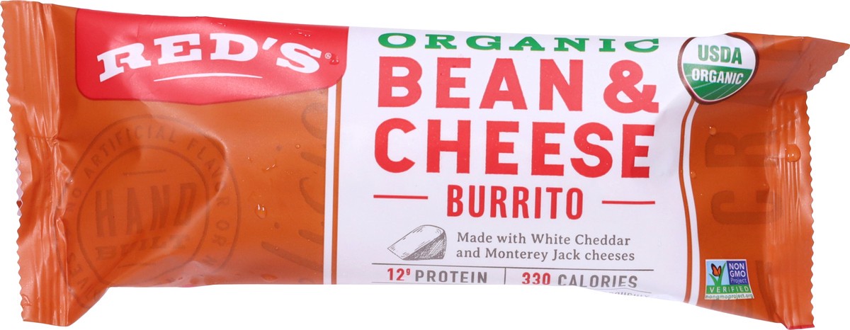 slide 6 of 9, Red's All Natural Red's Frozen Organic Bean Rice & Cheese Burrito - 5oz, 5 oz
