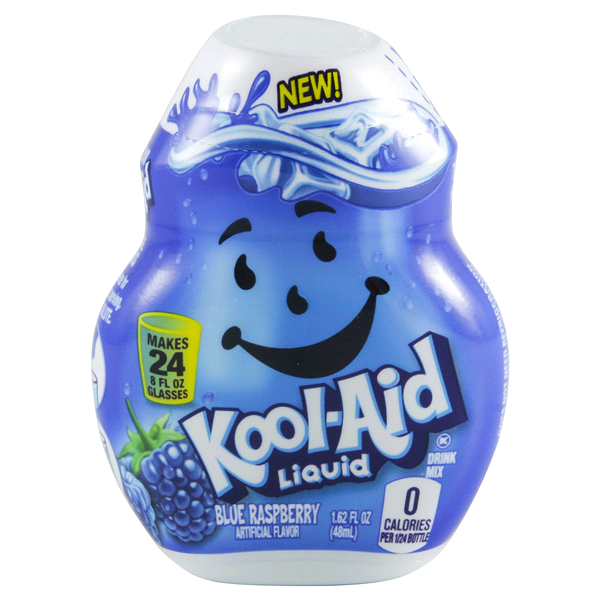 slide 1 of 4, Kool-Aid Blue Raspberry Liquid Drink Mix, 1.62 fl oz