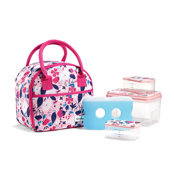 slide 1 of 1, Fit & Fresh Carson Lunch Kit, Blush Dogwood Blossom, 1 ct