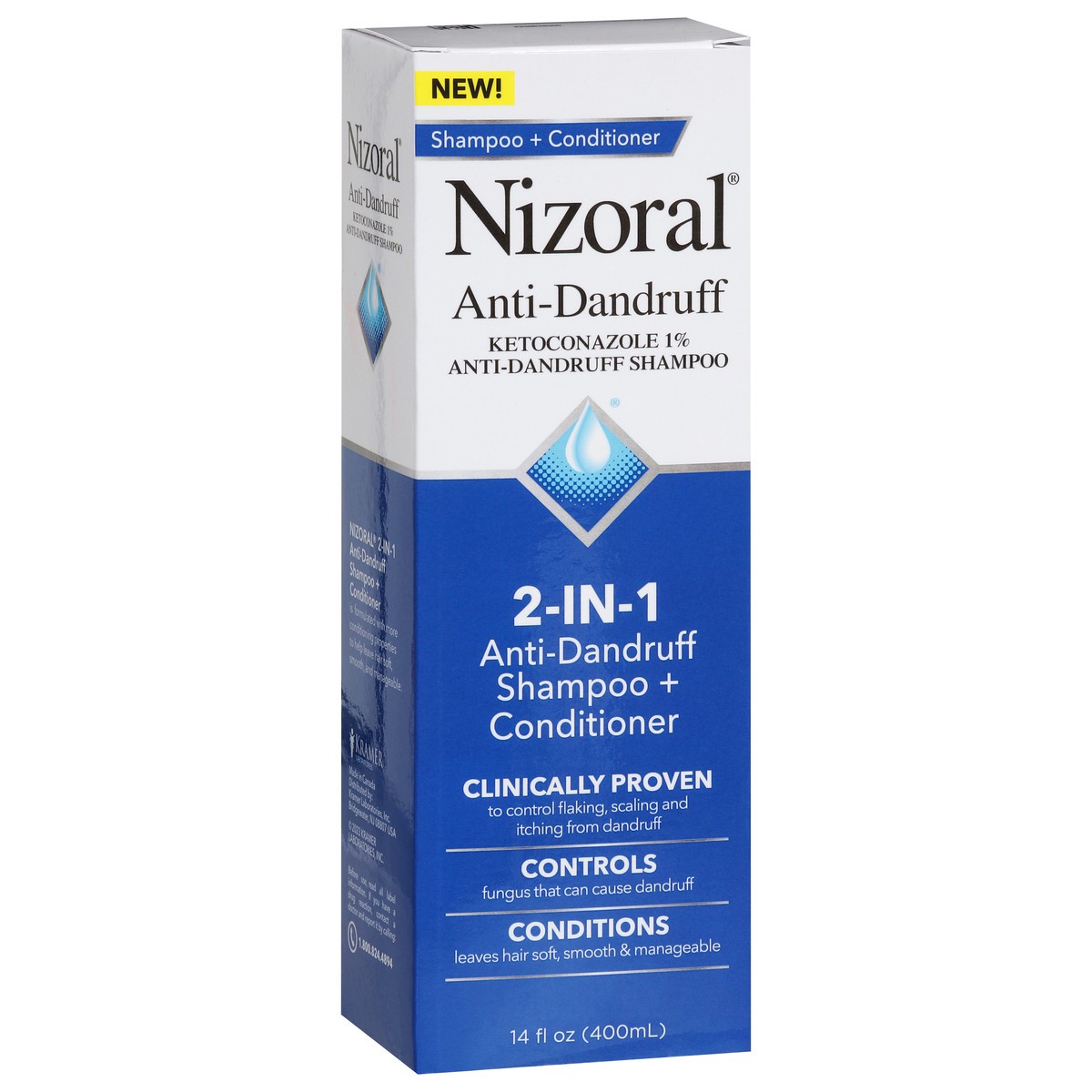 slide 8 of 14, Nizoral Anti-Dandruff 2-In-1 Shampoo & Conditioner, 14 Oz, 14 oz