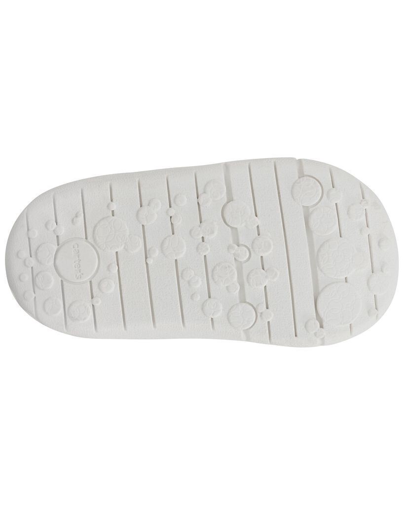 slide 2 of 6, Carter's Baby Floral Sneaker Baby Shoes White 4, 1 ct