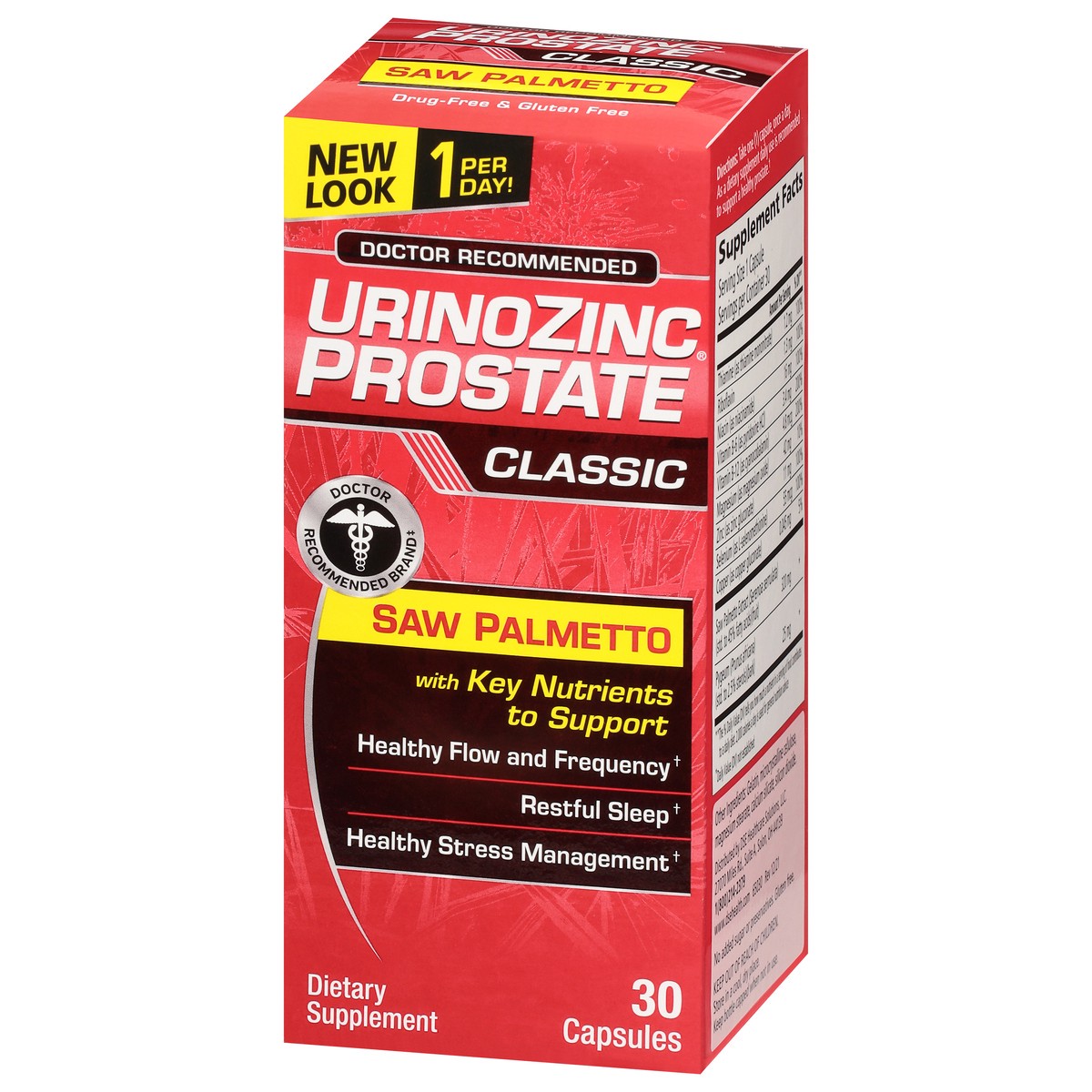 slide 2 of 13, Urinozinc Classic Prostate Health With Saw Palmetto Capsules, 1 ct