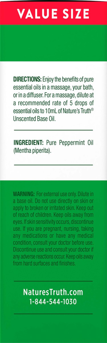 slide 6 of 7, Nature's Truth Peppermint Essential Oil, 2 oz