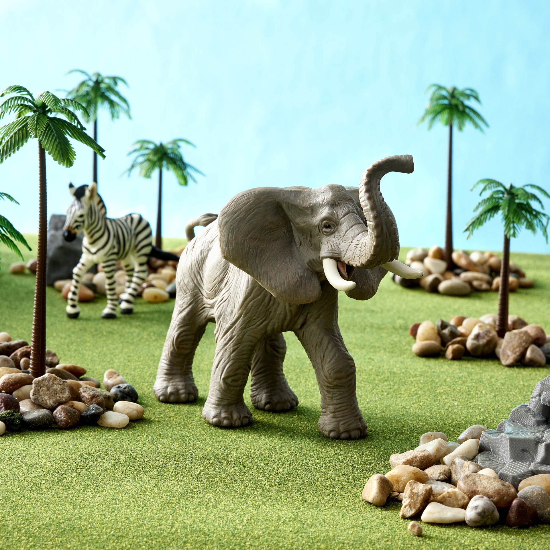 slide 2 of 2, Safari Ltd. Safari Ltd African Elephant, 6.25 in x 5 in