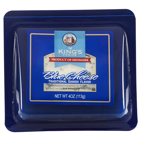 slide 1 of 2, King's Choice Crumbled Blue Cheese, 4 oz