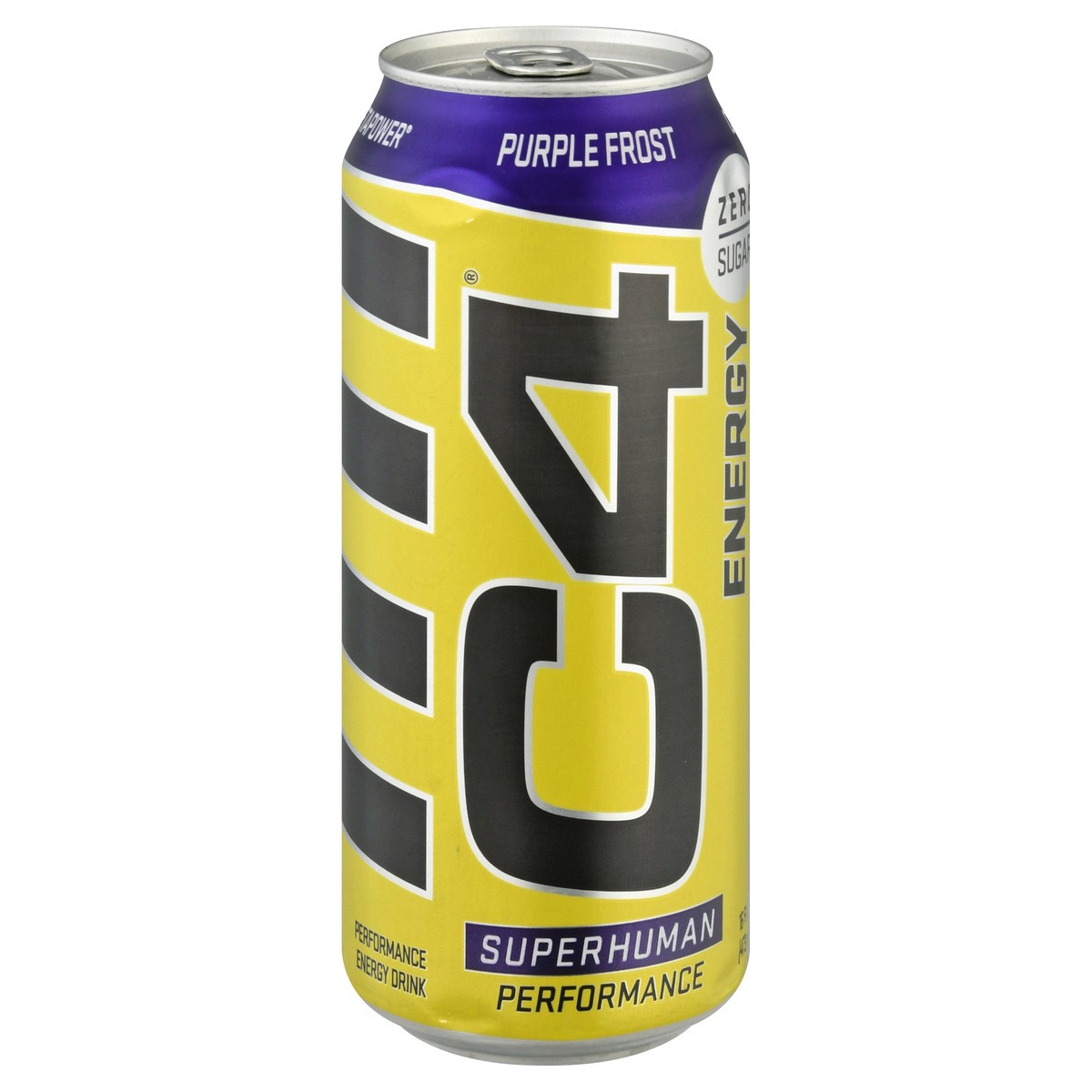 slide 5 of 12, C4 Energy, C4 Energy - Yellow Can, Carbonated, Grape Frost, 16 oz