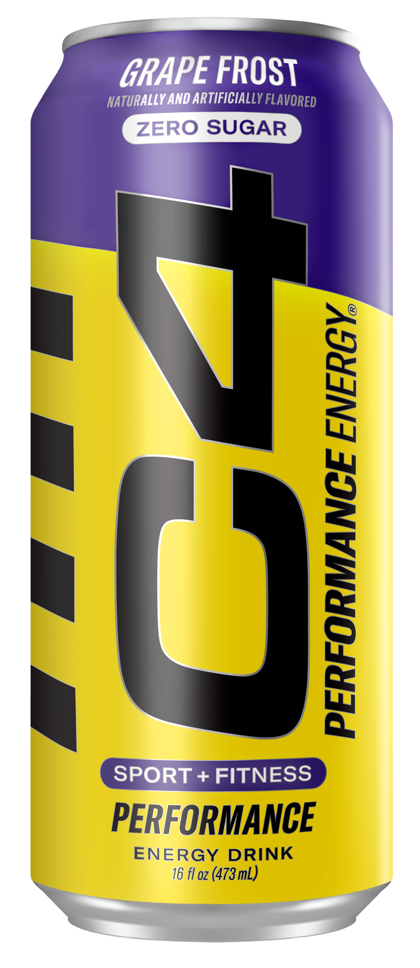 slide 1 of 12, C4 Energy, C4 Energy - Yellow Can, Carbonated, Grape Frost, 16 oz