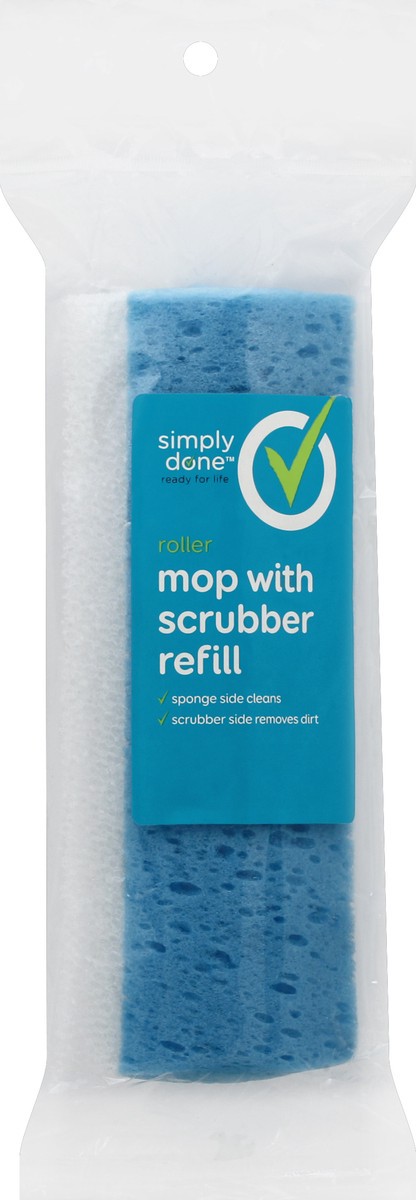 slide 3 of 6, Simply Done Mop Roller With Scrubber Refill, 1 ct