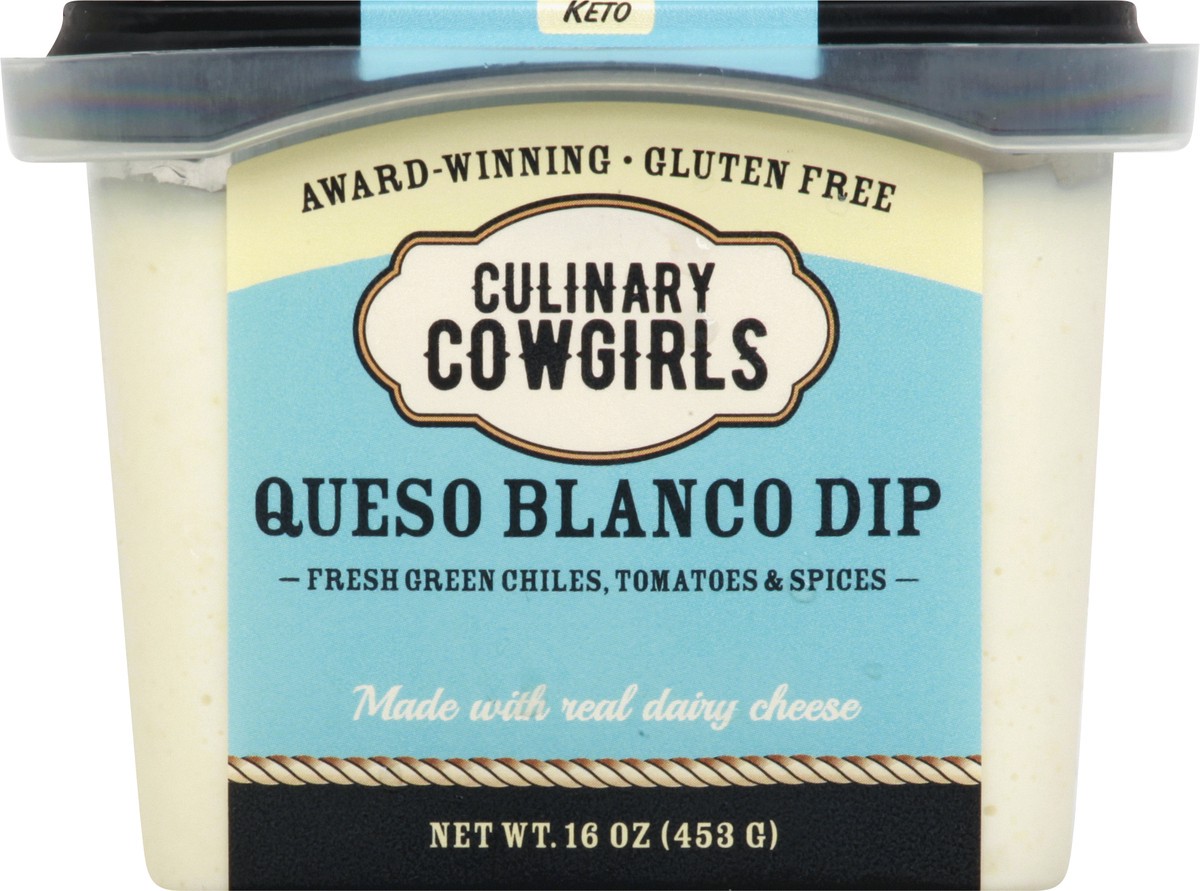 slide 5 of 9, Culinary Cowgirls Queso Blanco Dip 16 oz, 16 oz