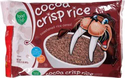 Food Club Cocoa Crisp Rice Cereal 32 oz