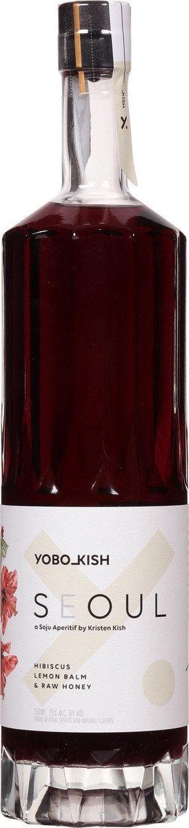 slide 5 of 11, Yobo Hibiscus Lemon Balm & Raw Honey Soju 750 ml, 750 ml
