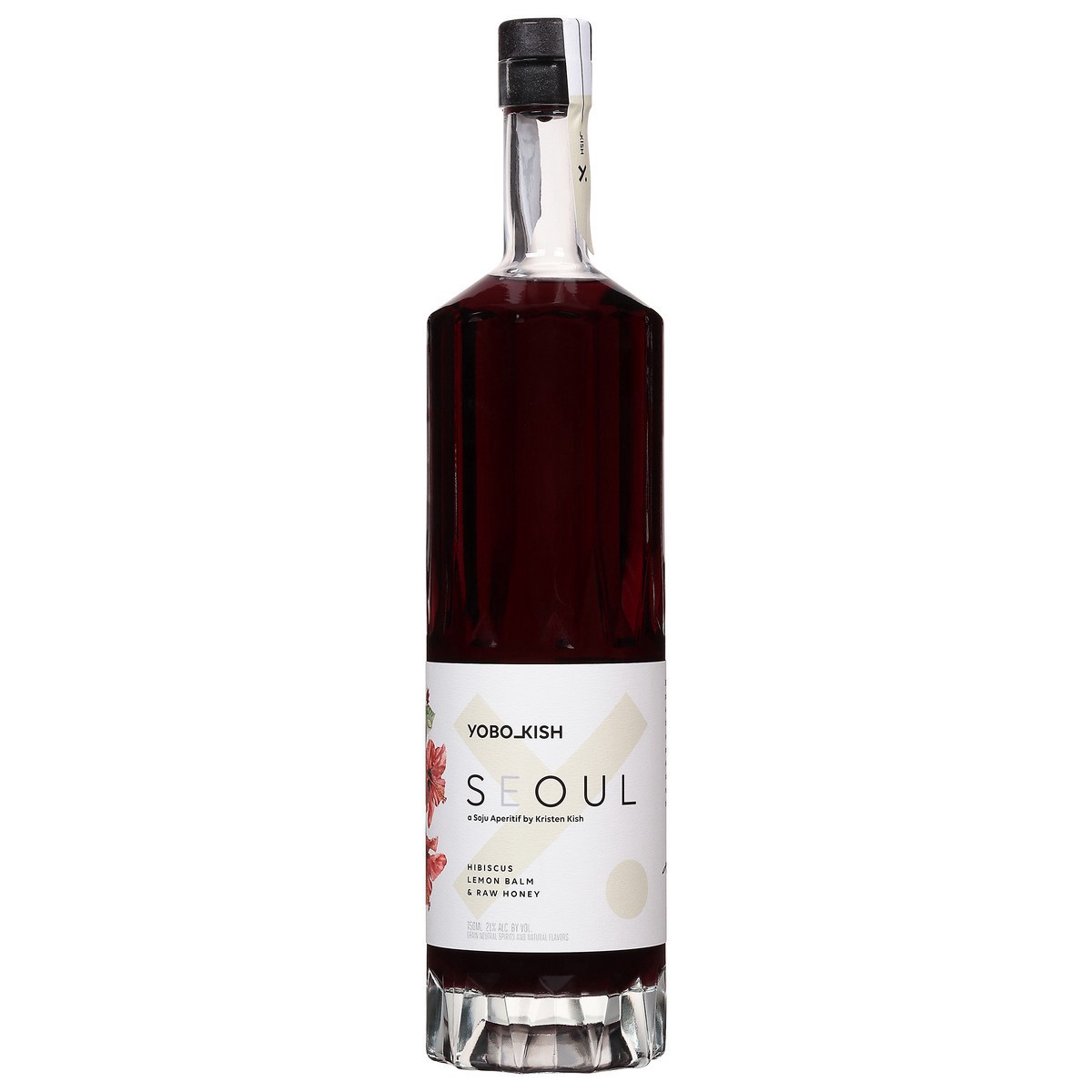 slide 9 of 11, Yobo Hibiscus Lemon Balm & Raw Honey Soju 750 ml, 750 ml