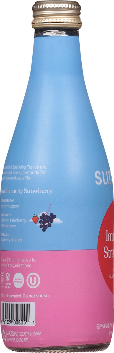 slide 5 of 13, Sunwink Immunity Strawberry Sparkling Tonic 12 fl oz, 12 fl oz
