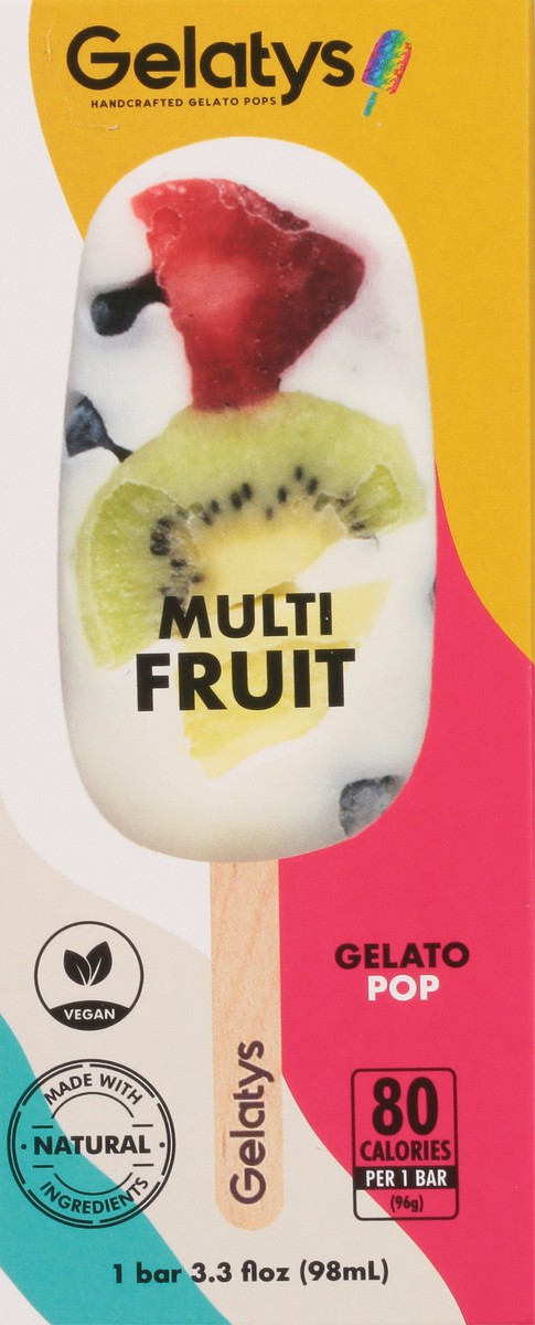 slide 8 of 9, Gelatys Multi Fruit Handcrafted Gelato Pop, 2.79 fl oz