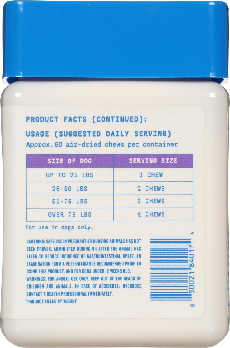 slide 5 of 9, Native Pet Calm Air Dried Chews 5.0 oz, 5 oz