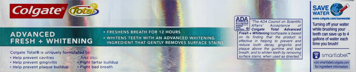 slide 9 of 9, Colgate Total Toothpaste 2 ea, 2 ct