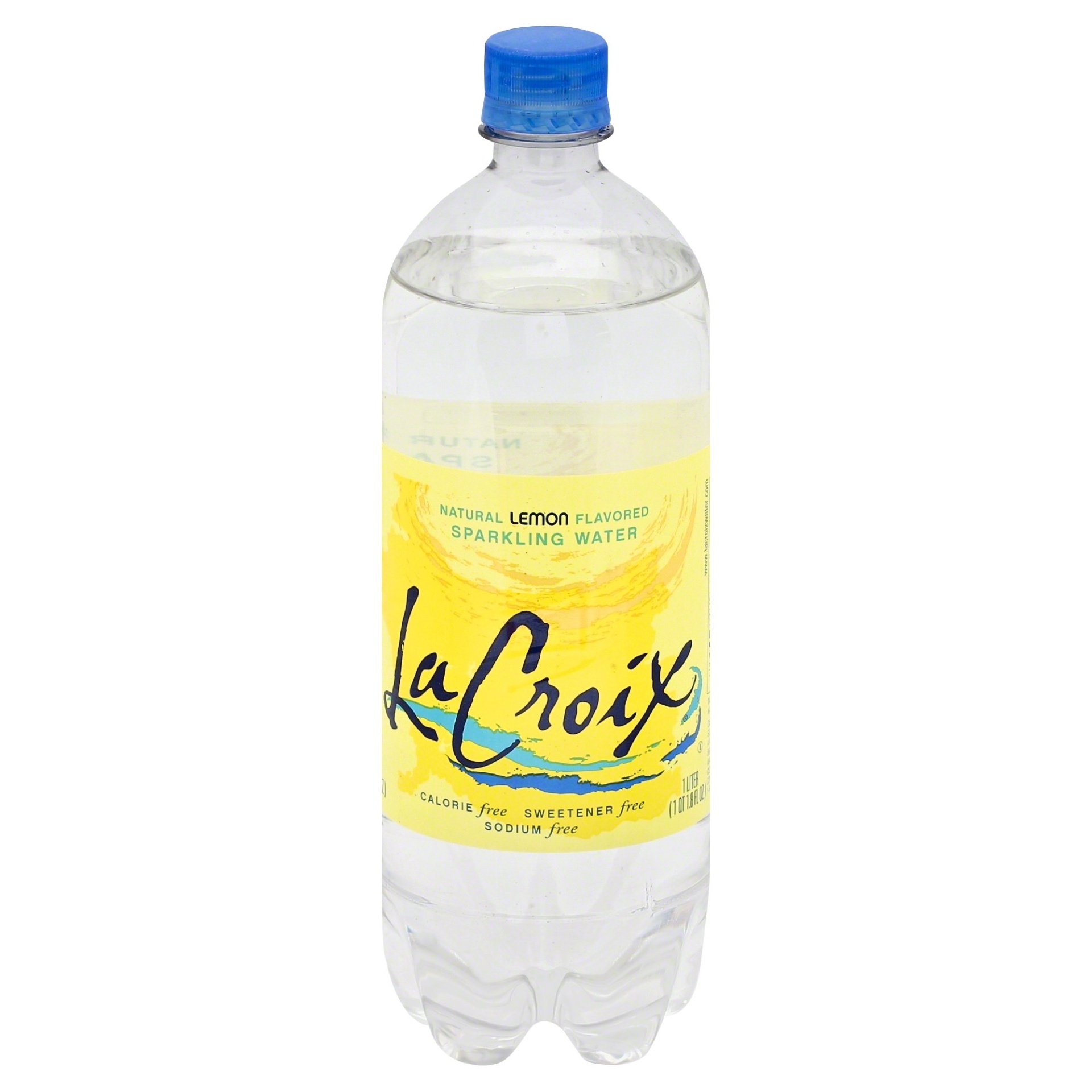 slide 1 of 1, La Croix Lemon Sparkling Water 1L, 1 l