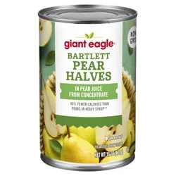 Giant Eagle Pear Halves, Lite, Bartlett