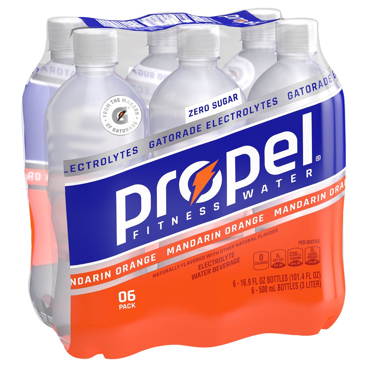 slide 3 of 6, Propel Electrolyte Water Beverage - 6 ct, 6 ct