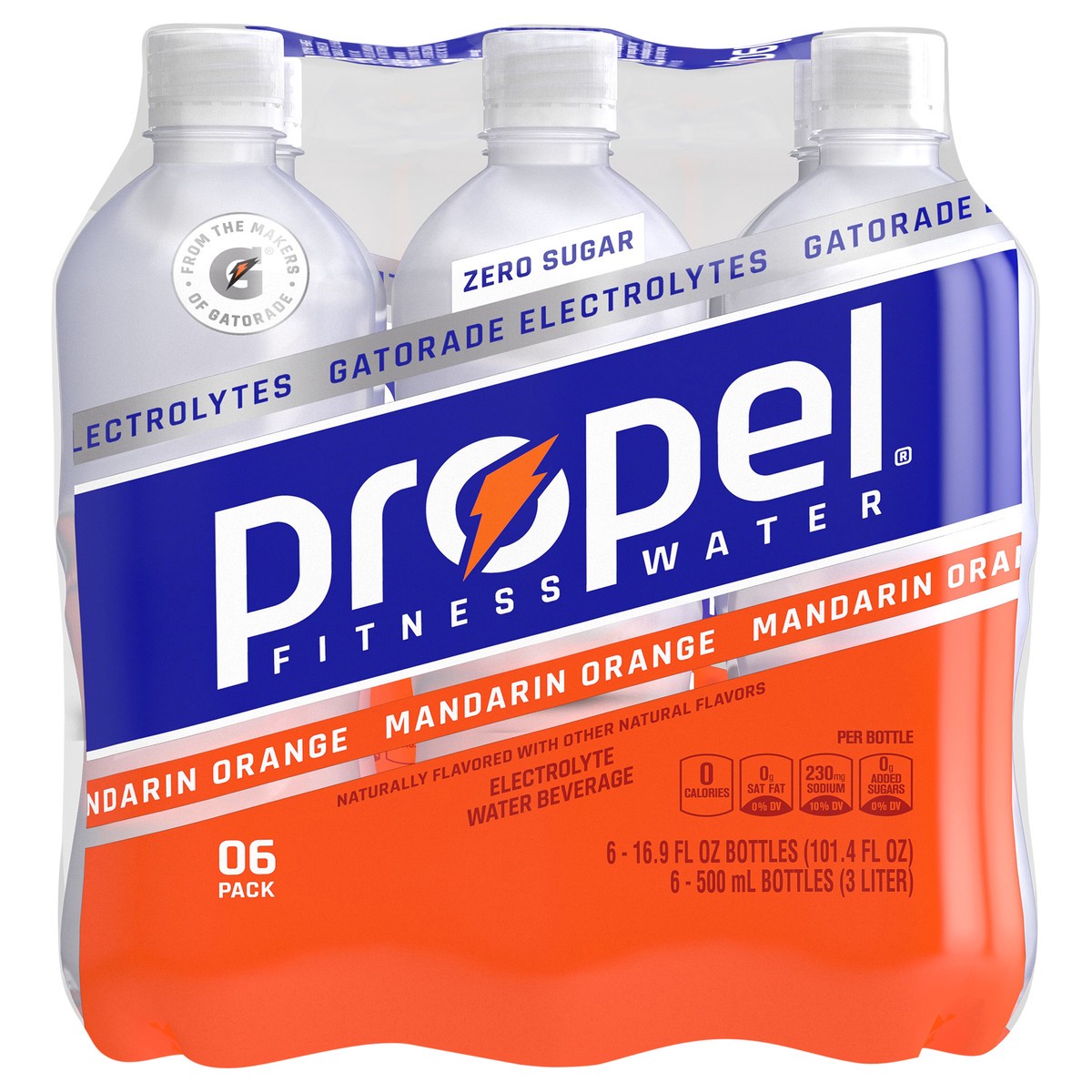 slide 1 of 6, Propel Electrolyte Water Beverage - 6 ct, 6 ct