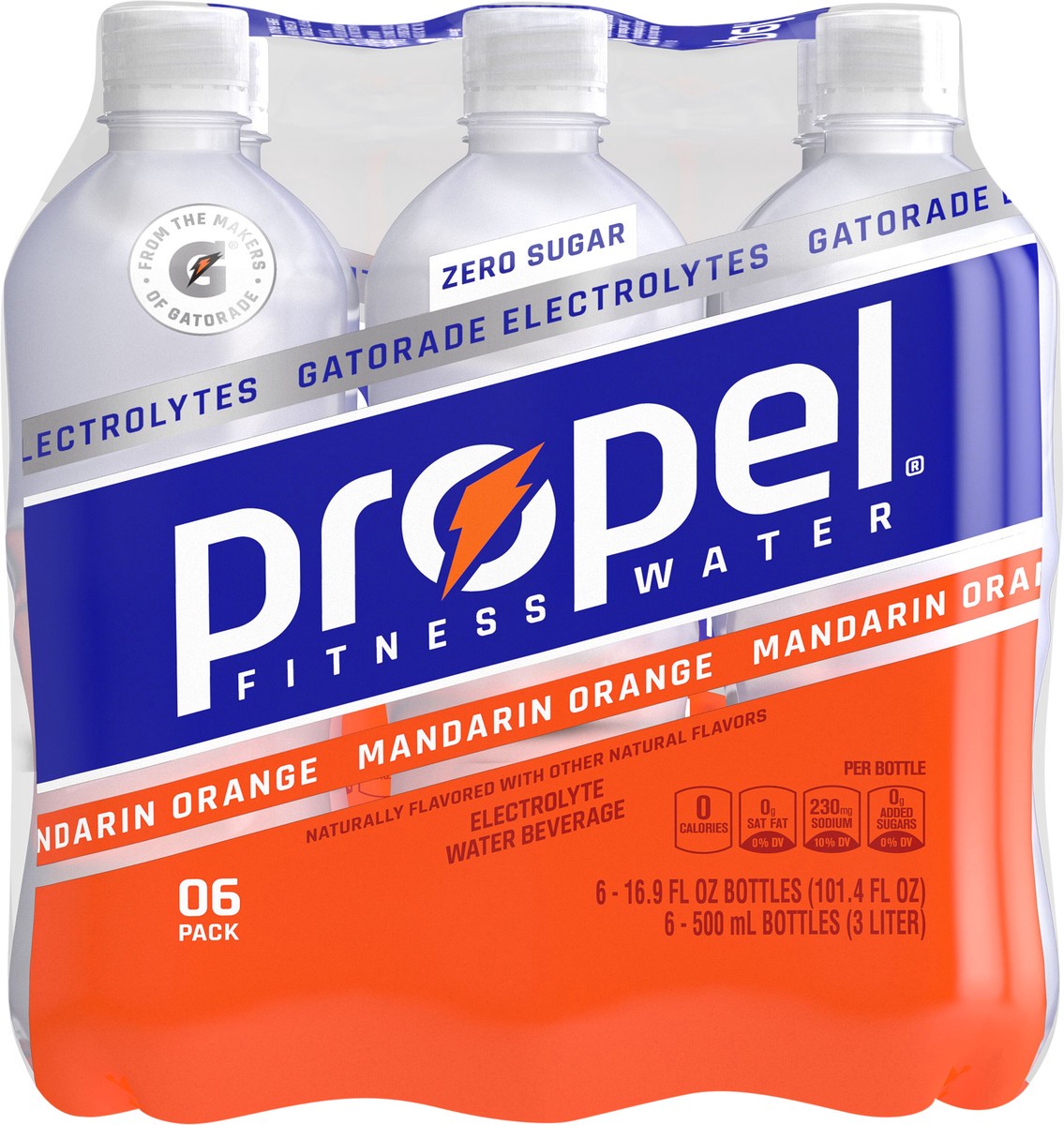 slide 4 of 6, Propel Electrolyte Water Beverage - 6 ct, 6 ct