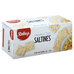 Raley's Unsalted Saltine Crackers 16 oz
