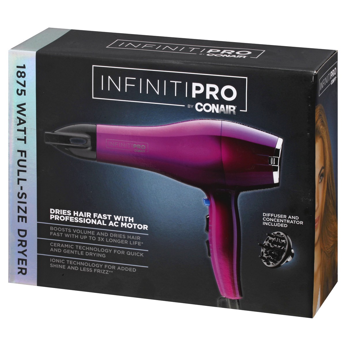 slide 8 of 11, Conair Full-Size 1875 Watt Dryer 1 ea, 1 ea