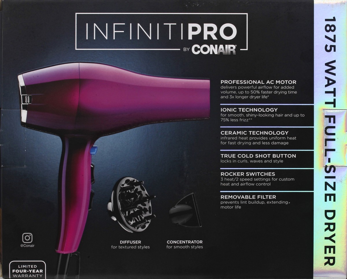 slide 4 of 11, Conair Full-Size 1875 Watt Dryer 1 ea, 1 ea