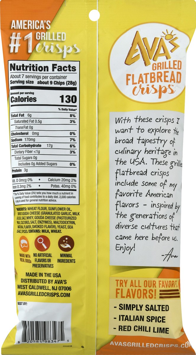 slide 2 of 9, Ava's Crisps, 6.5 oz