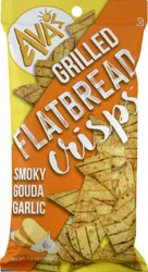 Ava's Crisps, Flatbread, Smoky Gouda Garlic, Grilled