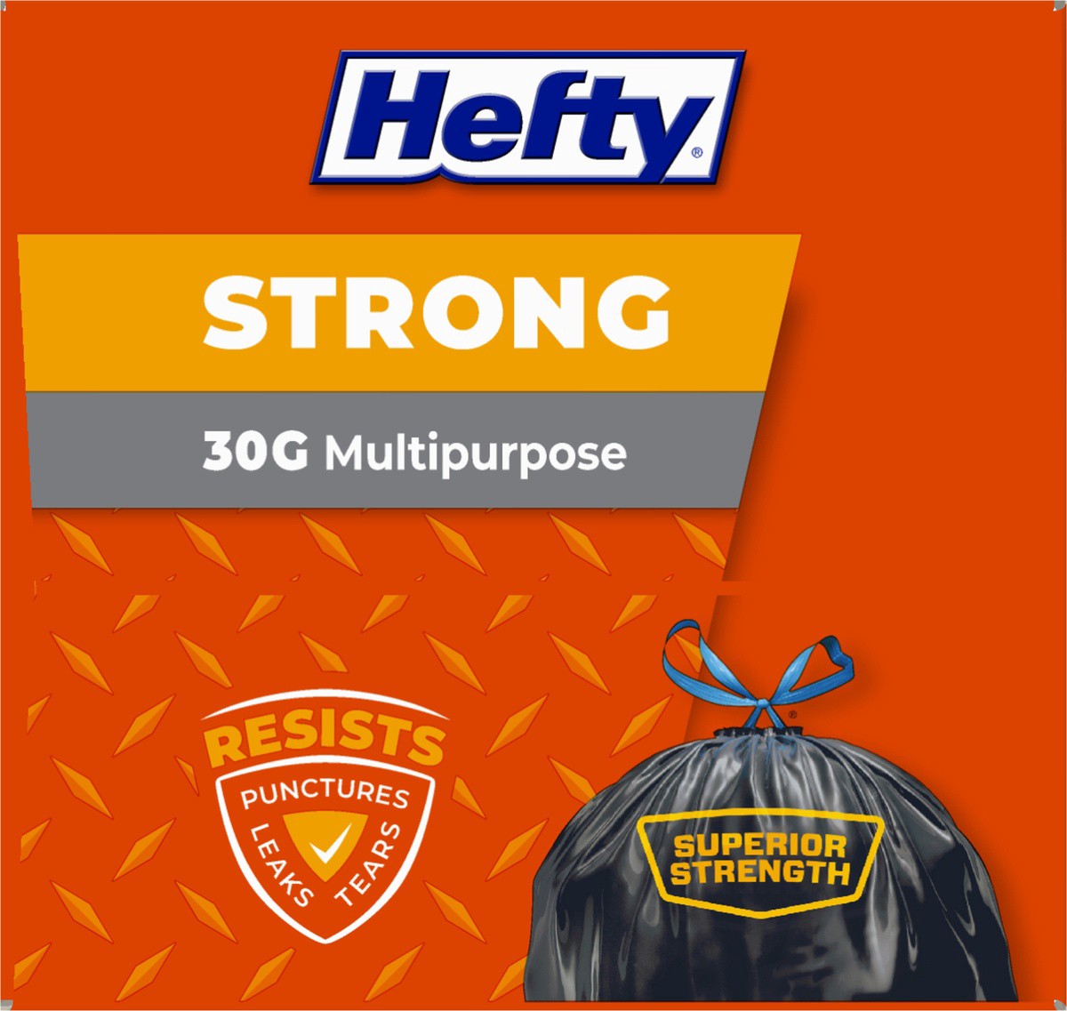 slide 7 of 9, Hefty Large Trash Bags Value Pack, 28 ct