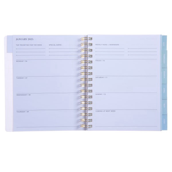 slide 3 of 4, 2025 Gartner Studios Weekly/Monthly Annual Planner, 7"" X 8-1/4"", White, January 2025 To December 2025, 1 ct