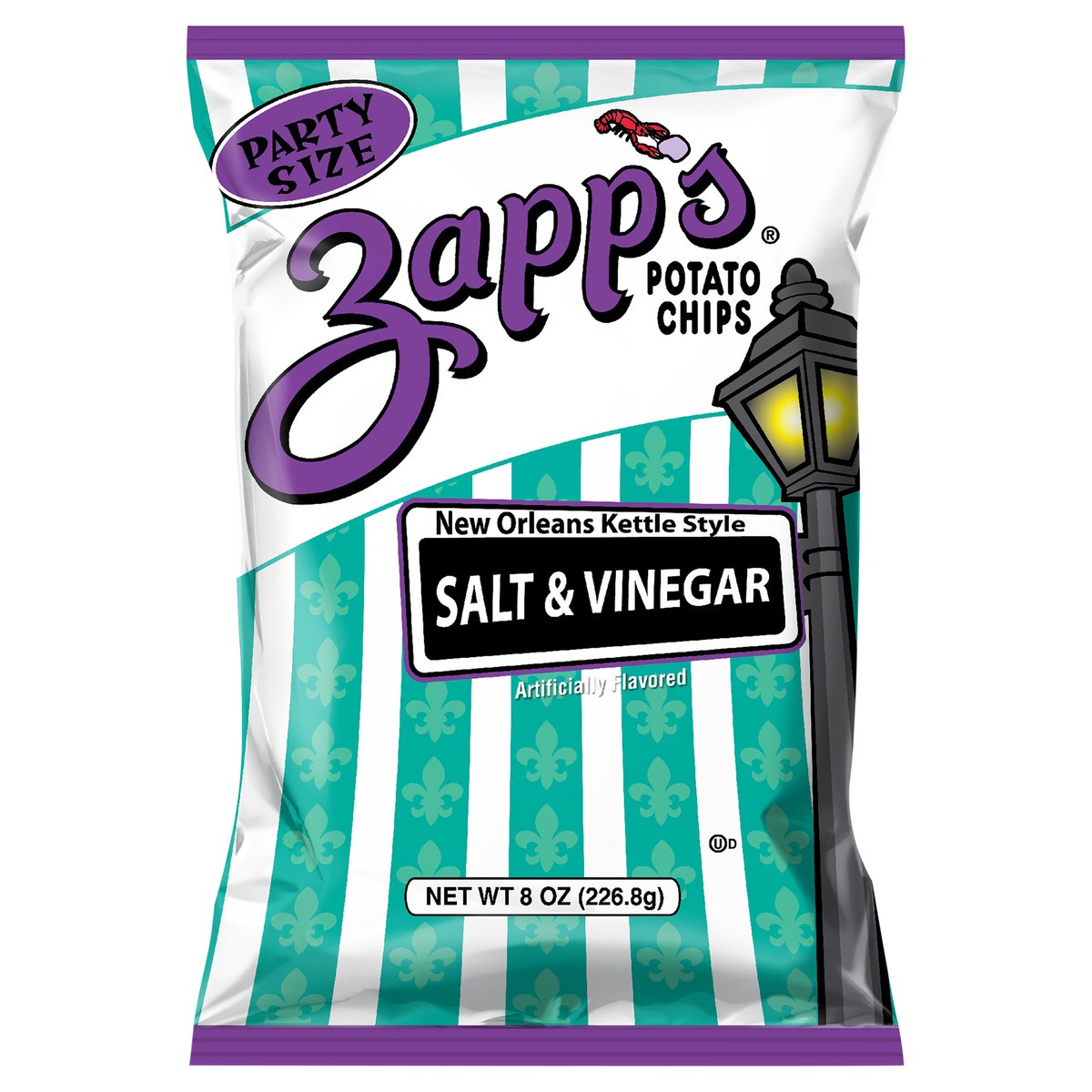 slide 1 of 12, Zapp's Salt And Vinegar, 8 oz