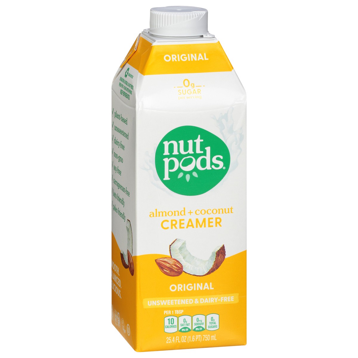 slide 14 of 14, nutpods Original Almond + Coconut Creamer - 25.4 fl oz, 25.4 fl oz