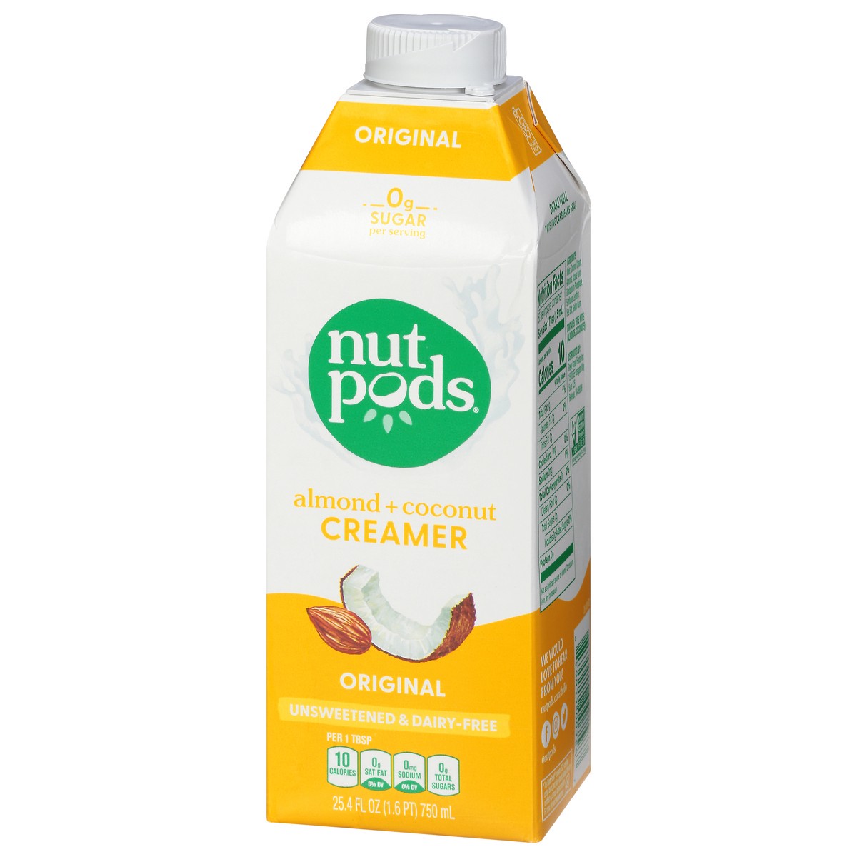 slide 7 of 14, nutpods Original Almond + Coconut Creamer - 25.4 fl oz, 25.4 fl oz