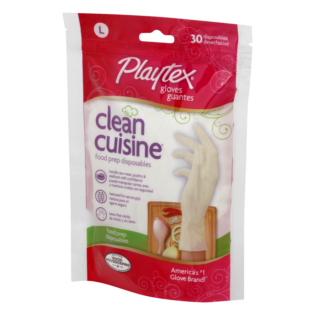 slide 6 of 11, Playtex Large Food Prep Disposables Gloves 30 ea, 30 ct