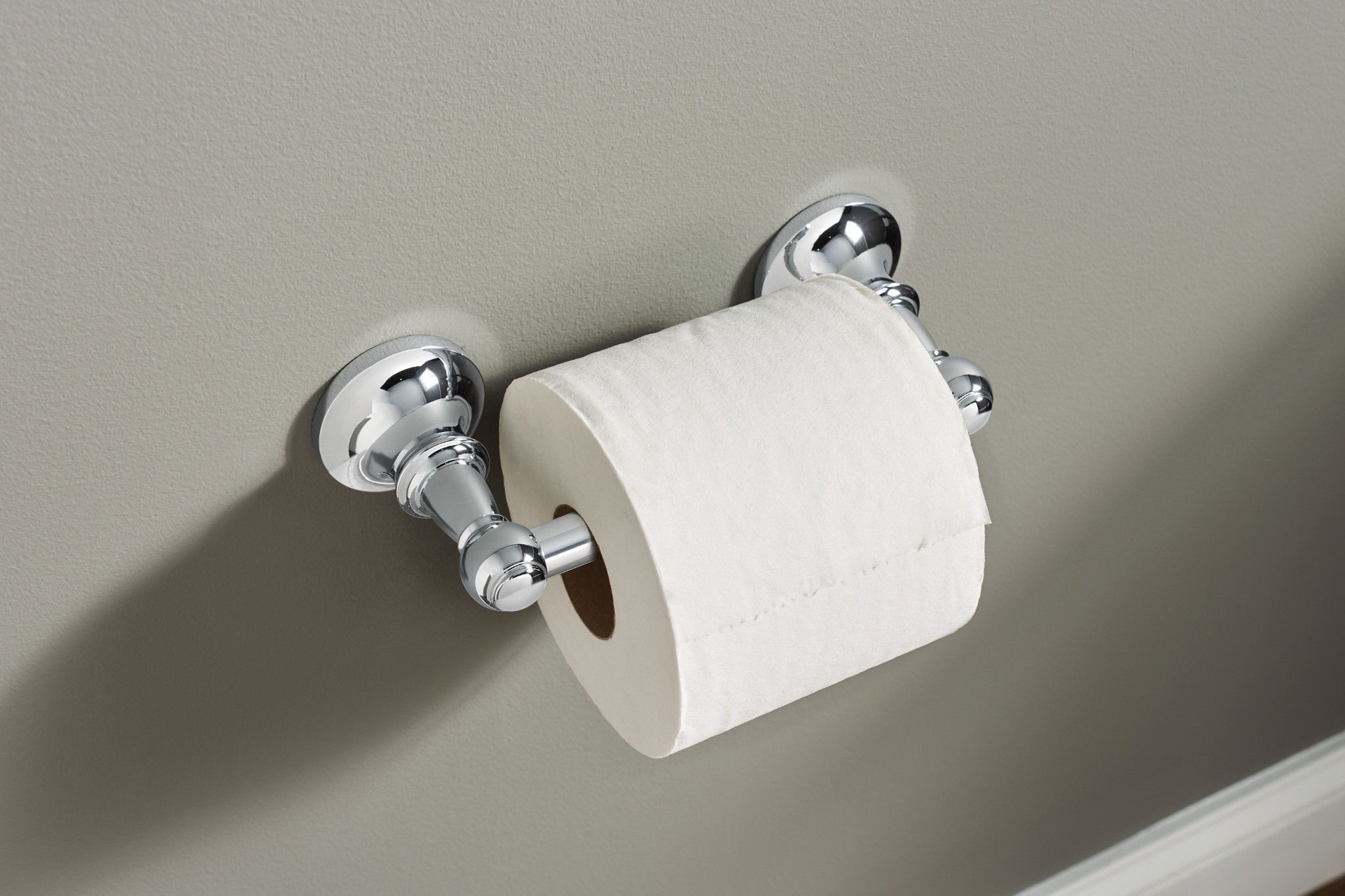 slide 2 of 6, Moen Vale Wall Mount Toilet Paper Holder, 1 ct