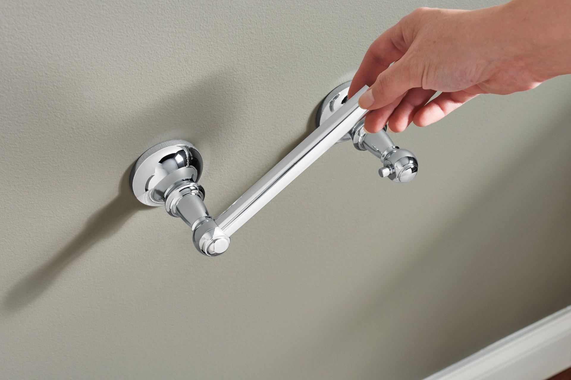 slide 5 of 6, Moen Vale Wall Mount Toilet Paper Holder, 1 ct