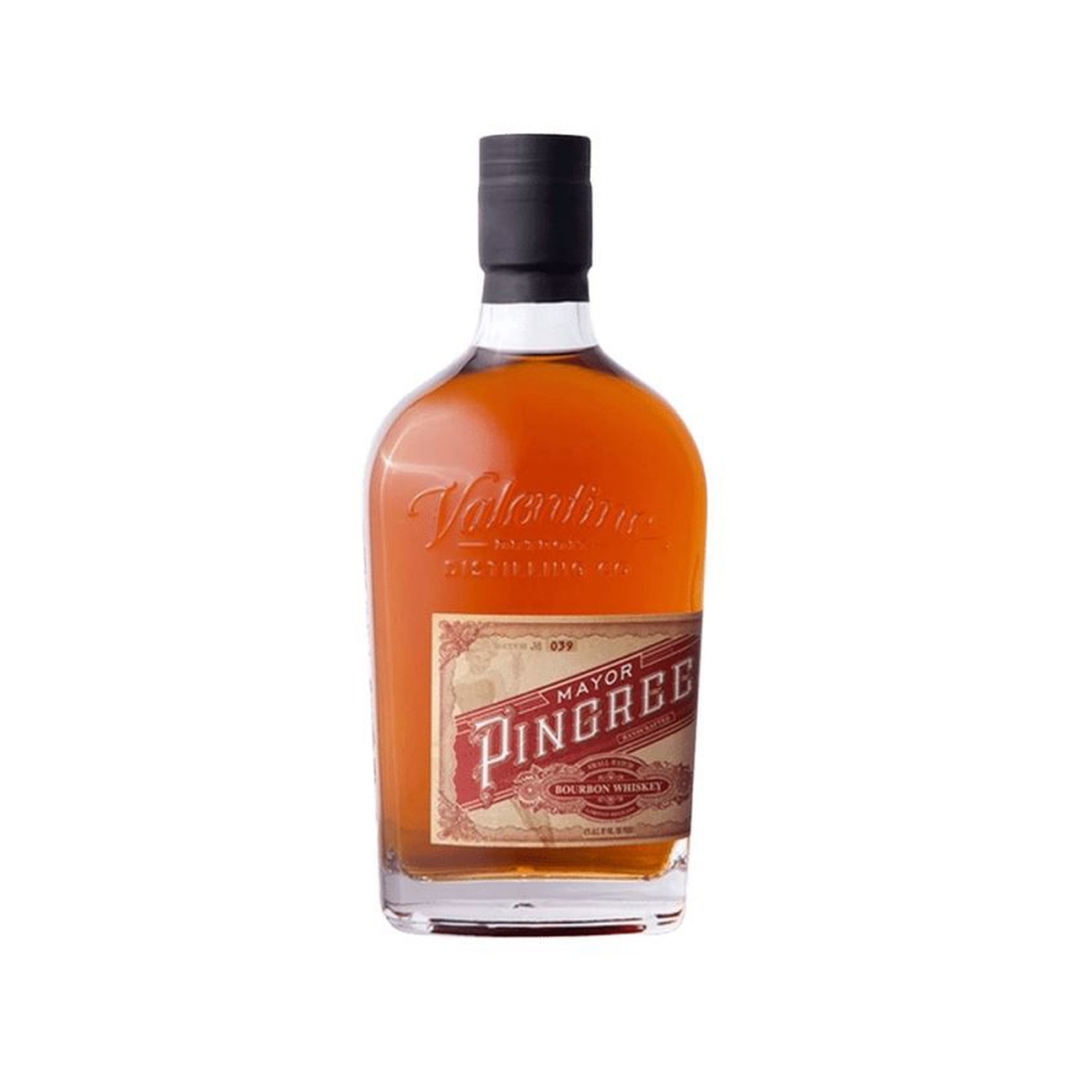 slide 1 of 1, Valentine Mayor Pingree Red Label Bourbon, 750 ml