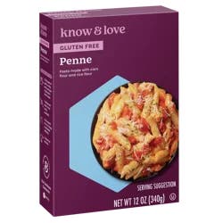 Know & Love Gluten Free Penne 12 Ounces