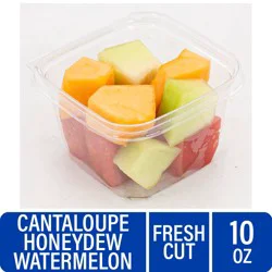 Fresh Cut Mixed Melon Cubes Fruit Mix, 10 oz